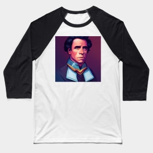 Franklin Pierce | Comics style Baseball T-Shirt